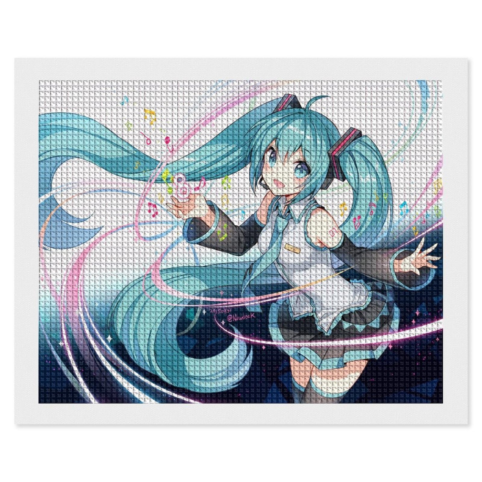 Amazon.co.jp: 初音ミク ダイヤモンドアート セット モザイクアート 5d